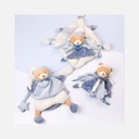 Doudou et Compagnie - Doudou Ours Petit Chou avec attache sucette - 17 cm - 0m+