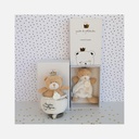 Doudou et Compagnie - Doudou Ours Petit Chou avec attache sucette - 17 cm - 0m+