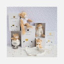 Doudou et Compagnie - Doudou Ours Mouchoir - 10 cm - Boite fleur - 0m+