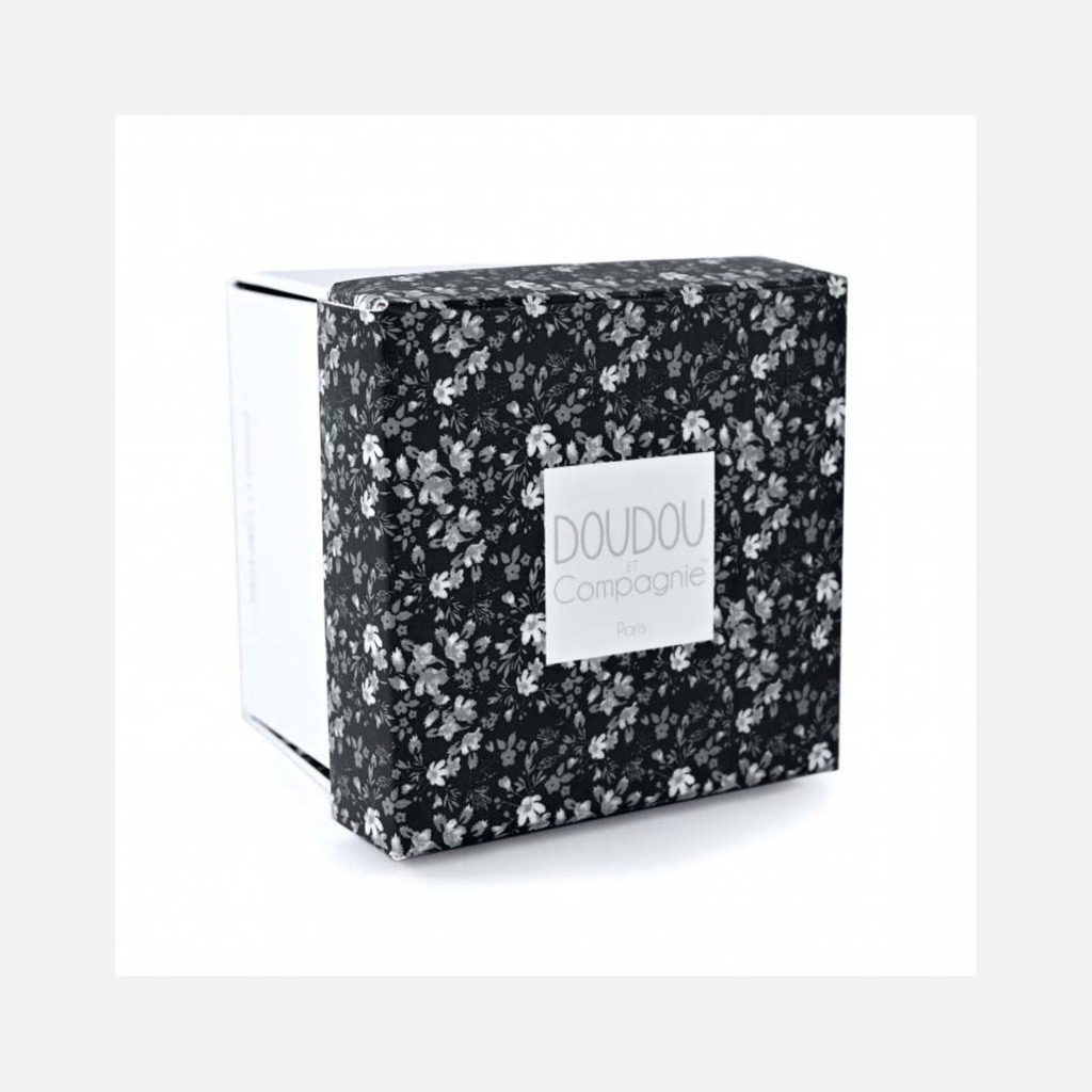Doudou et Compagnie - Doudou Ours Mouchoir - 10 cm - Boite fleur - 0m+