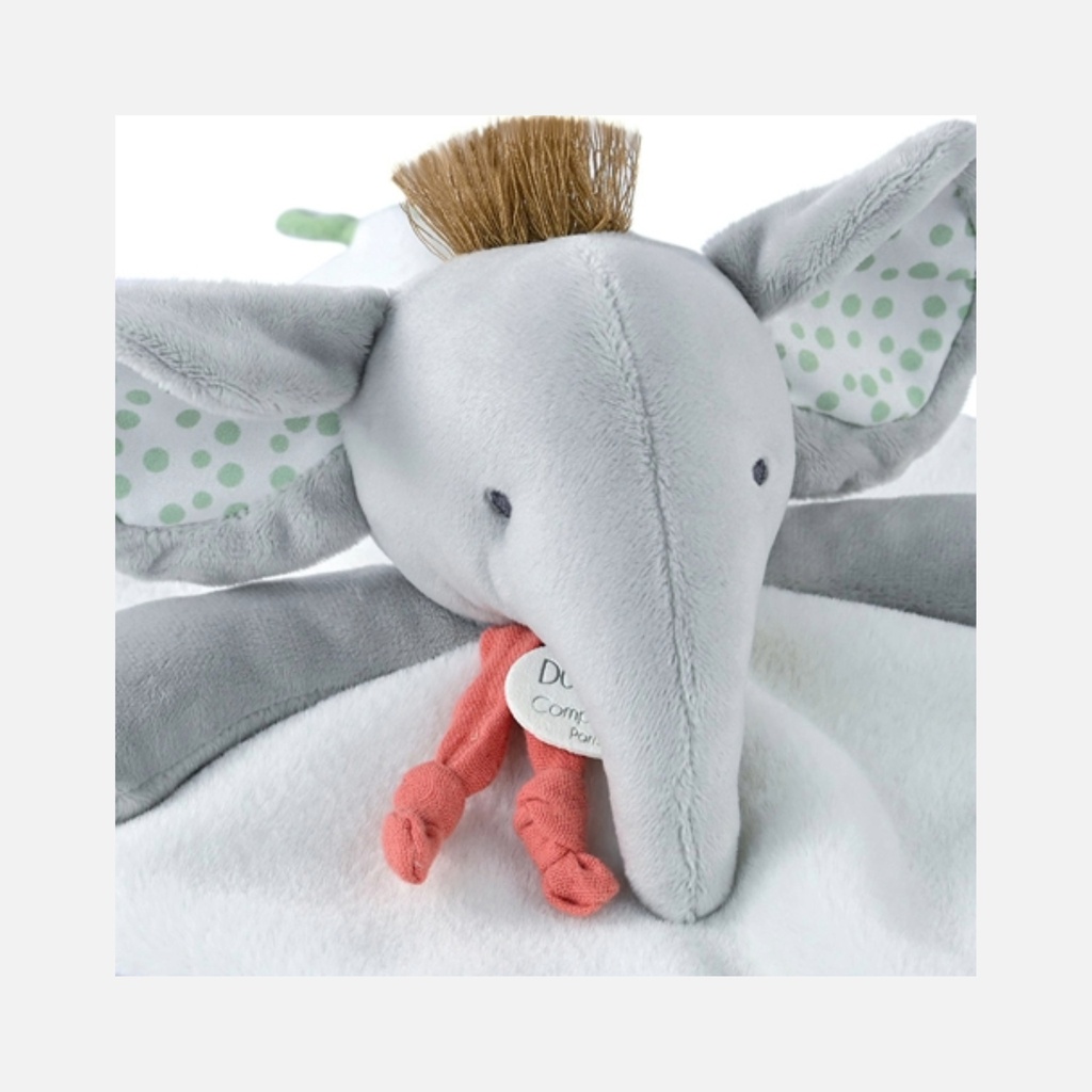 Doudou et Compagnie - Doudou Ours Mouchoir - 10 cm - Boite fleur - 0m+
