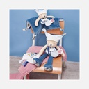 Doudou et Compagnie - Doudou Lapin Mouchoir - 12 cm - Bleu Marine - 0m+