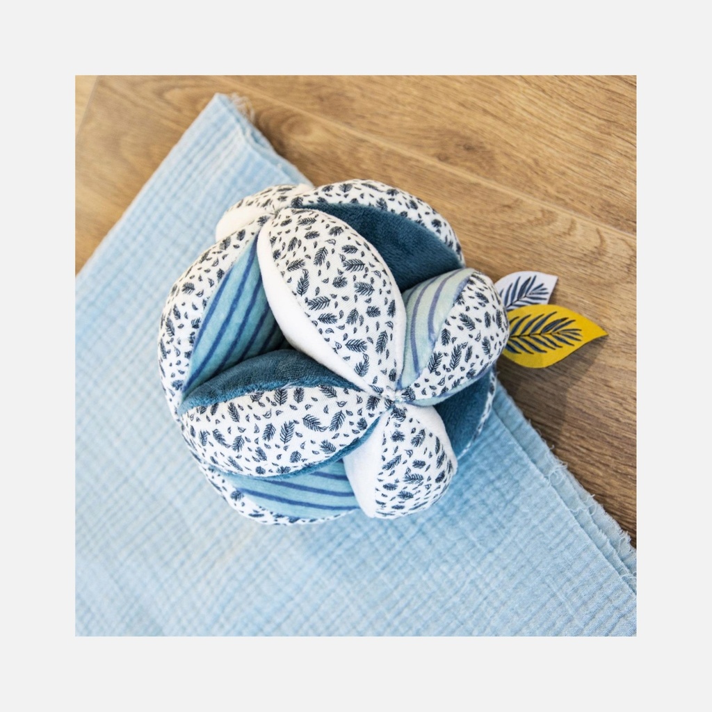 Doudou et Compagnie - Ma première balle d'éveil - Yoca le koala - Bleu - 15 cm  - 0m+