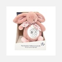 Doudou et Compagnie - Veilleuse Musicale & Projection Mur - Lapin - Rose Poudré - 0m+