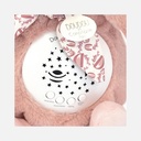Doudou et Compagnie - Veilleuse Musicale & Projection Mur - Lapin - Rose Poudré - 0m+