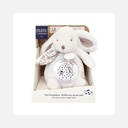 Doudou et Compagnie - Veilleuse Musicale & Projection Mur - Lapin - Rose Poudré - 0m+