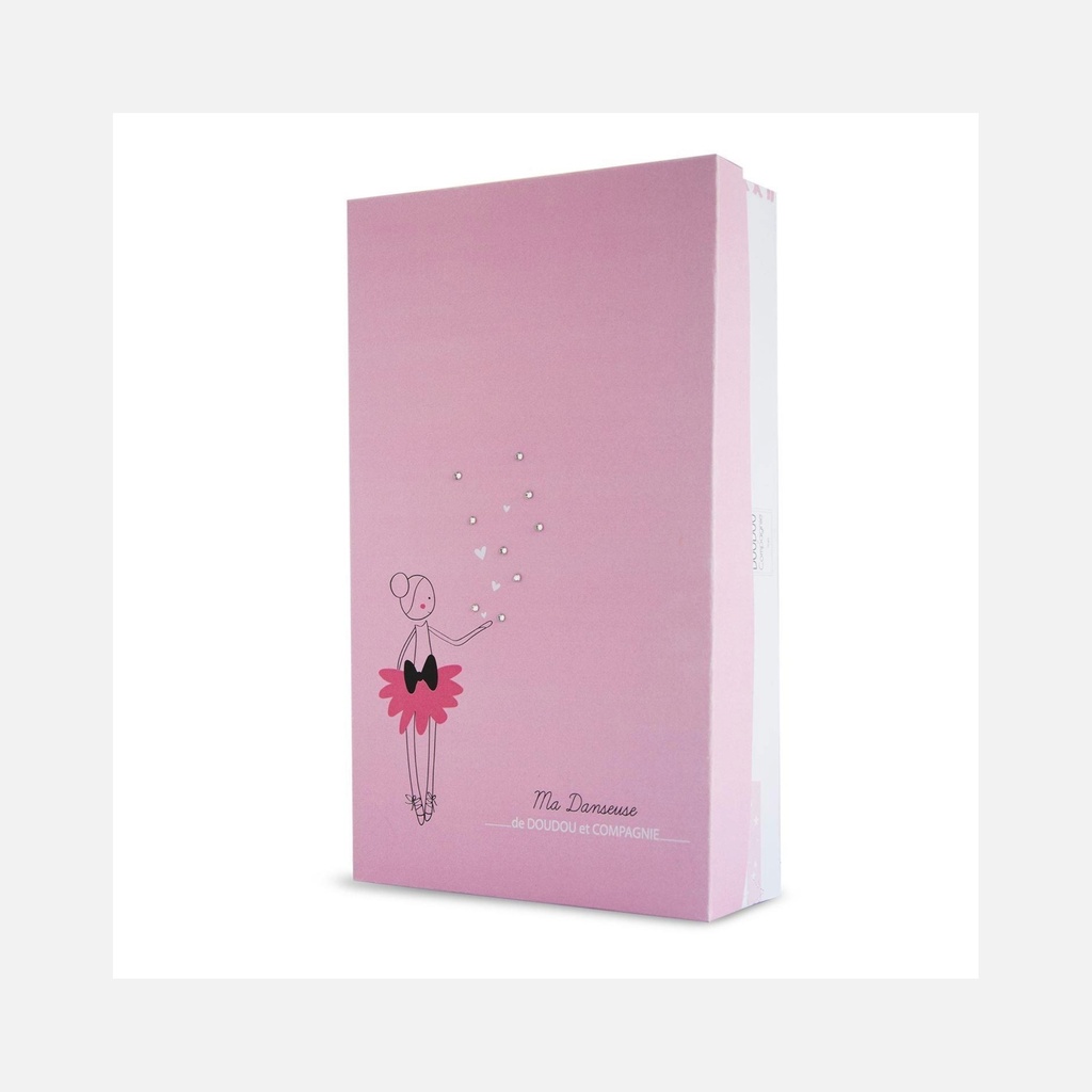 Doudou et Compagnie - Poupée en tissu danseuse - Lily-Rose - 36 cm - 0m+