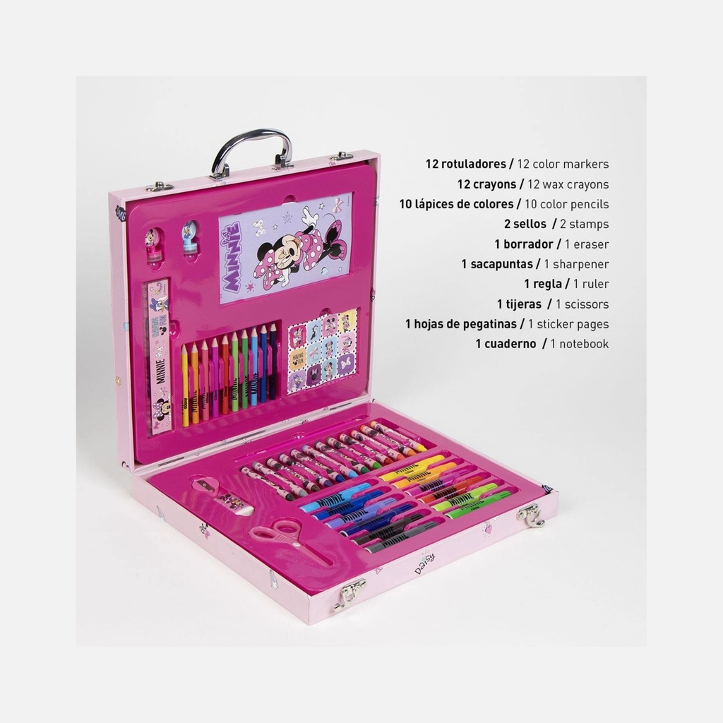 Cerda - Set à colorier en valise - Minnie - 3+