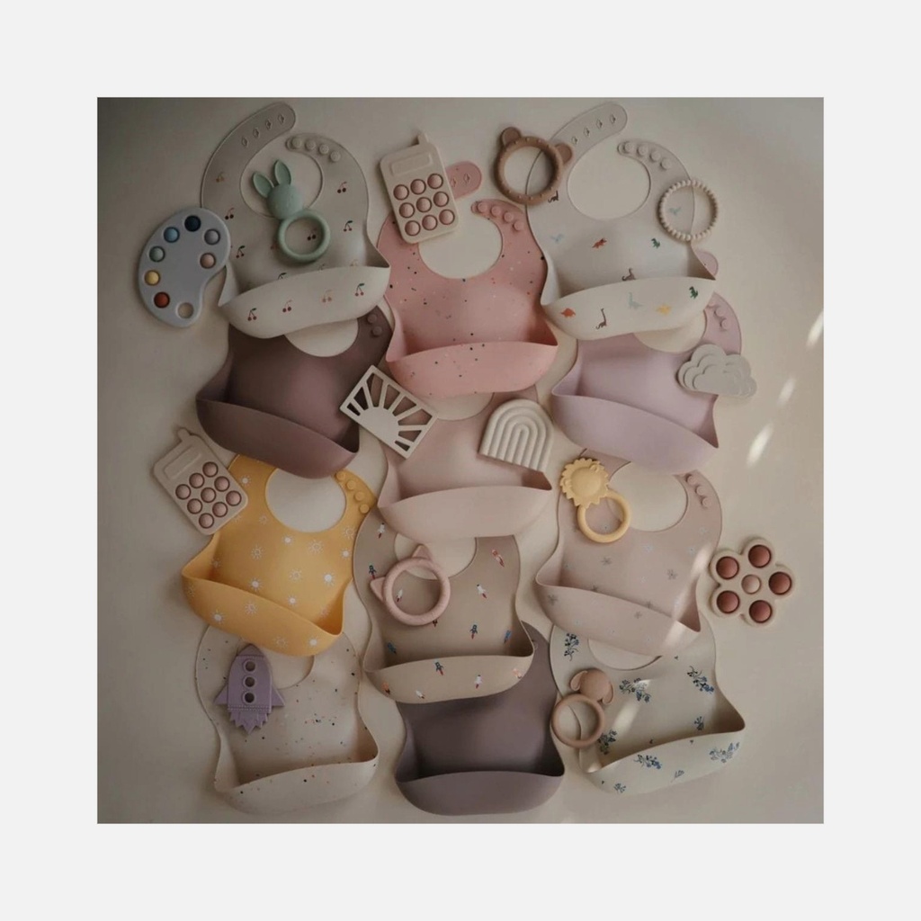 Mushie - Bavoirs en Silicone - 6m+