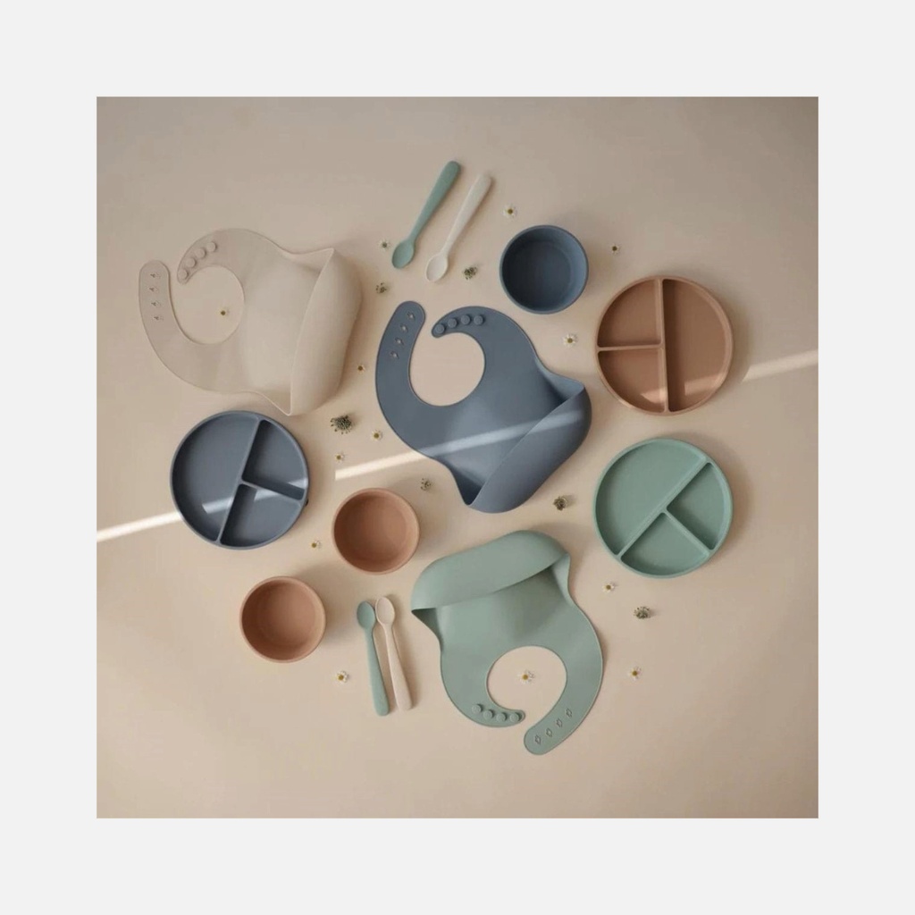 Mushie - Bavoirs en Silicone - 6m+