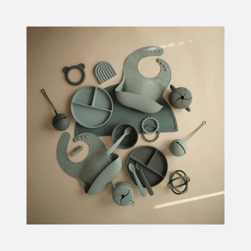 Mushie - Bavoirs en Silicone - 6m+