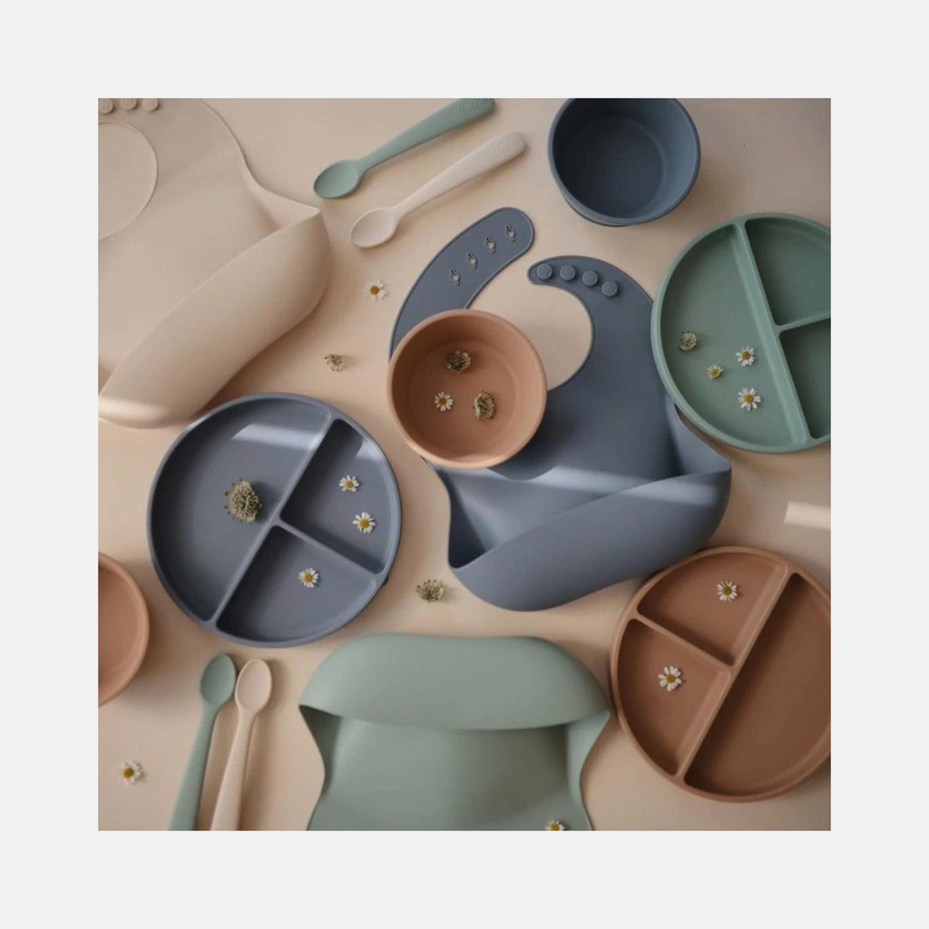 Mushie - Bavoirs en Silicone - 6m+