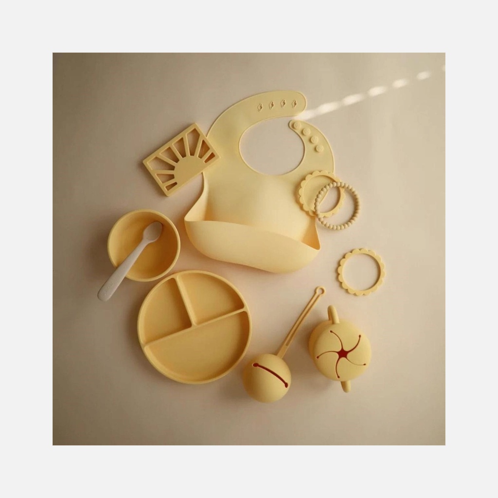 Mushie - Bavoirs en Silicone - 6m+