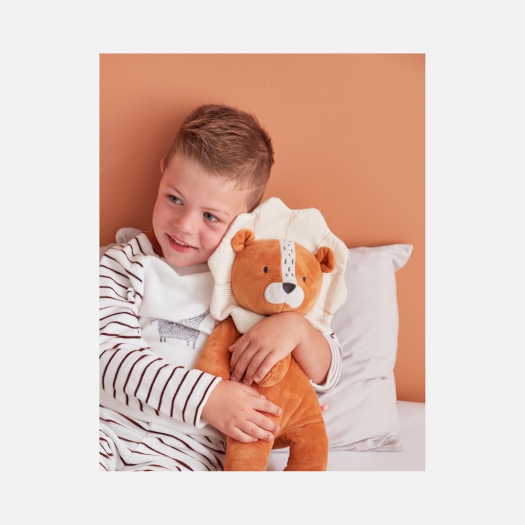 Noukie's - Peluche medium Babou en Veloudoux - Caramel - 40cm - 0m+