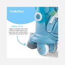Yvolution – Twista Skates (29-33) – Bleu