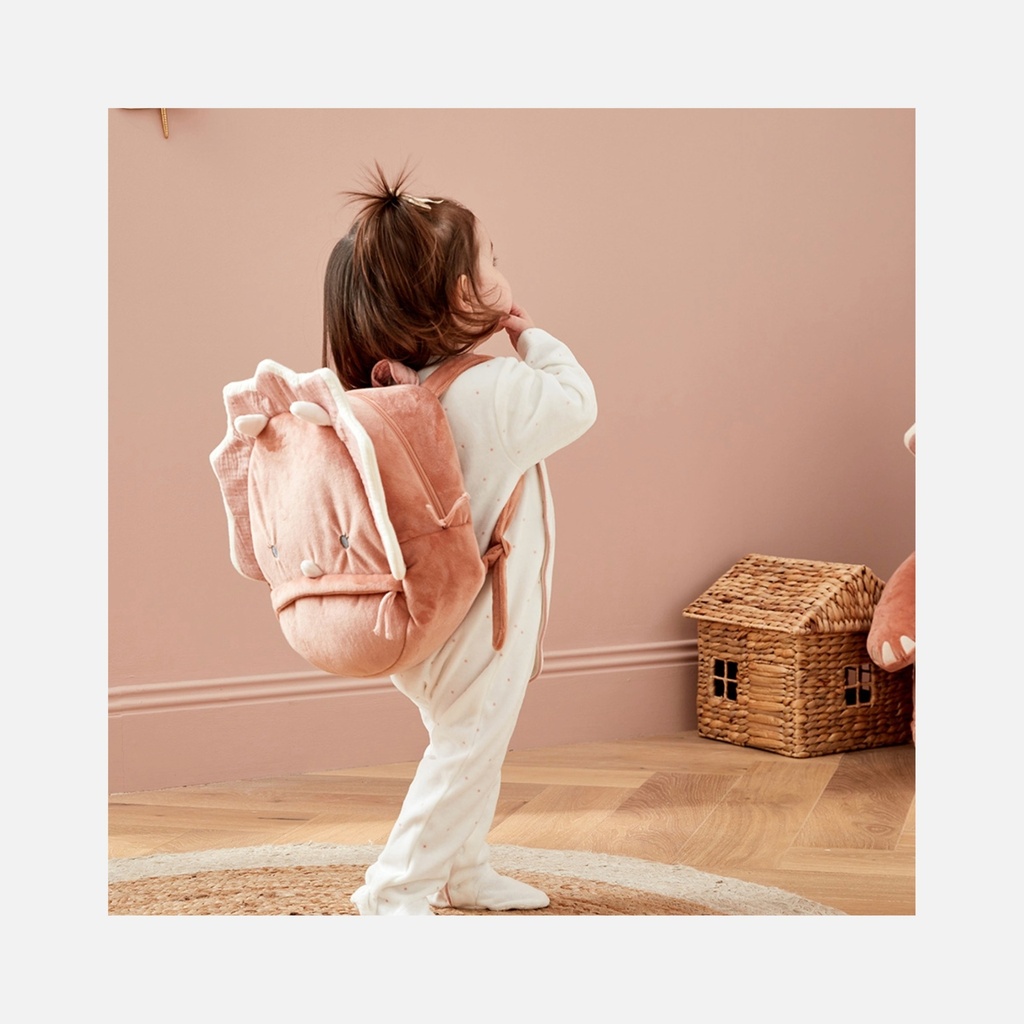 Noukie's - Sac à dos Popsie en Veloudoux® - Rose poudré - 2+