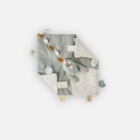 Noukie's - Doudou Stegi en mousseline BIO - Eucalyptus - 0m+