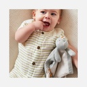 Noukie's - Doudou Stegi en mousseline BIO - Eucalyptus - 0m+