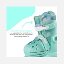 Yvolution – Twista Skates (23-28) – Vert - 2+