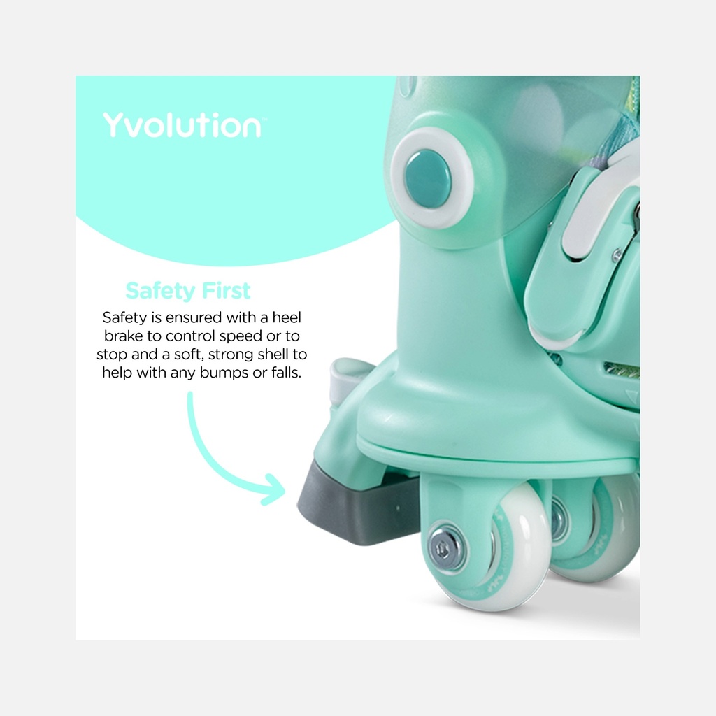 Yvolution – Twista Skates (23-28) – Vert - 2+