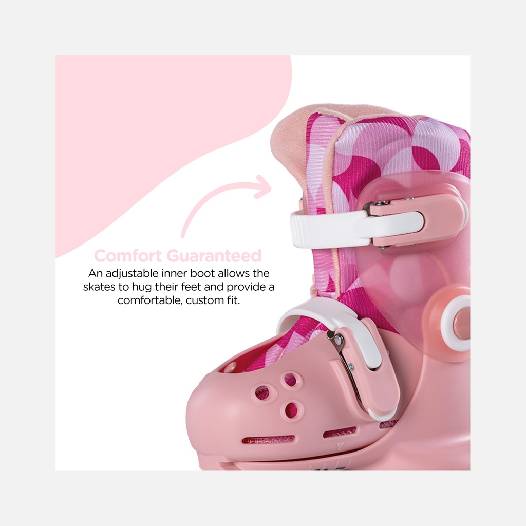 Yvolution – Twista Skates (23-28) – Rose - 2+