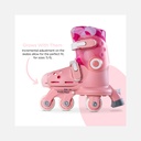 Yvolution – Twista Skates (23-28) – Rose - 2+