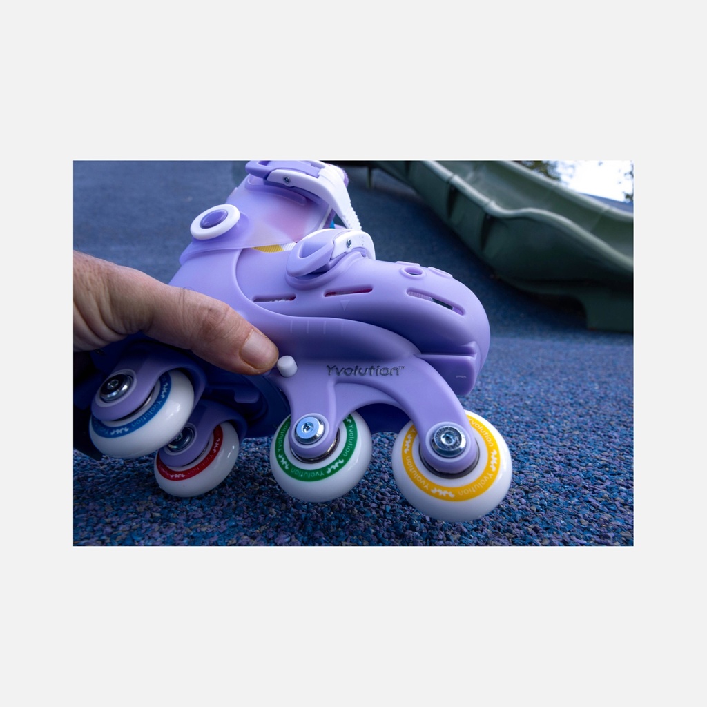 Yvolution – Twista Skates (30-34) – Vert - 4+