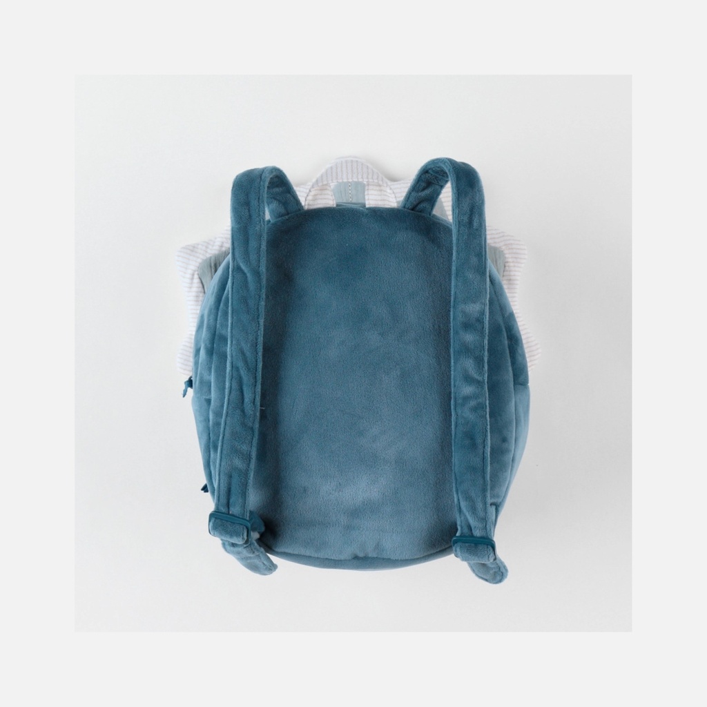 Noukie's - Sac à dos Ops en Veloudoux - Bleu - 2+