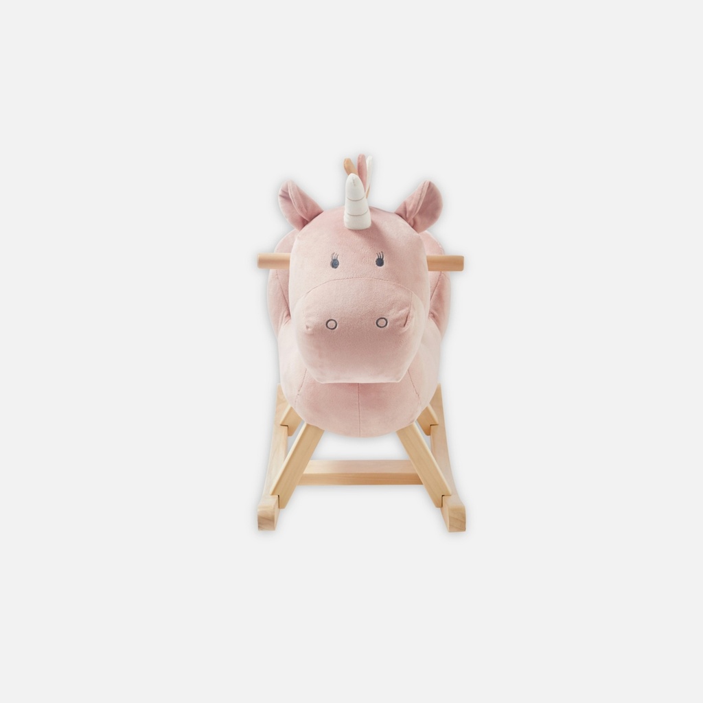 Noukie's - Bascule Lina la Licorne - Rose clair - 10m+