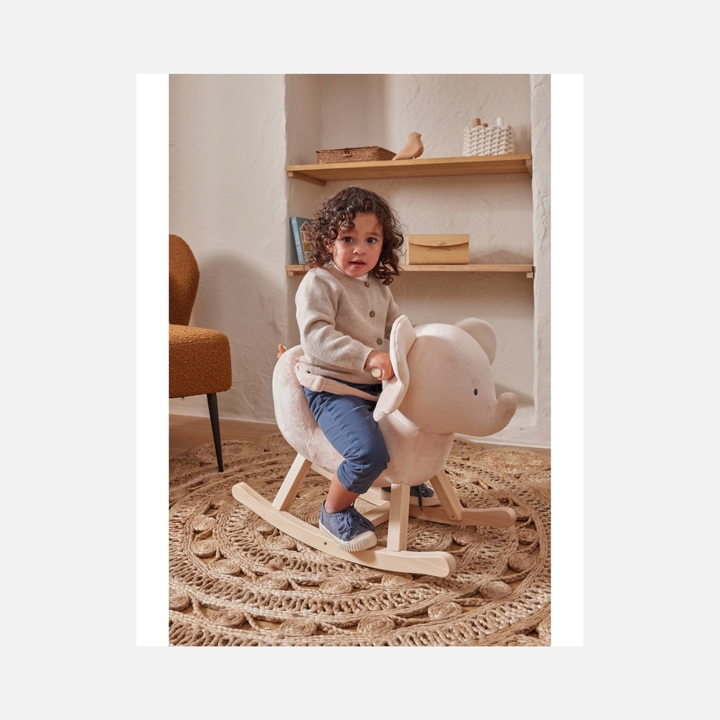Noukie's - Bascule Lina la Licorne - Rose clair - 10m+