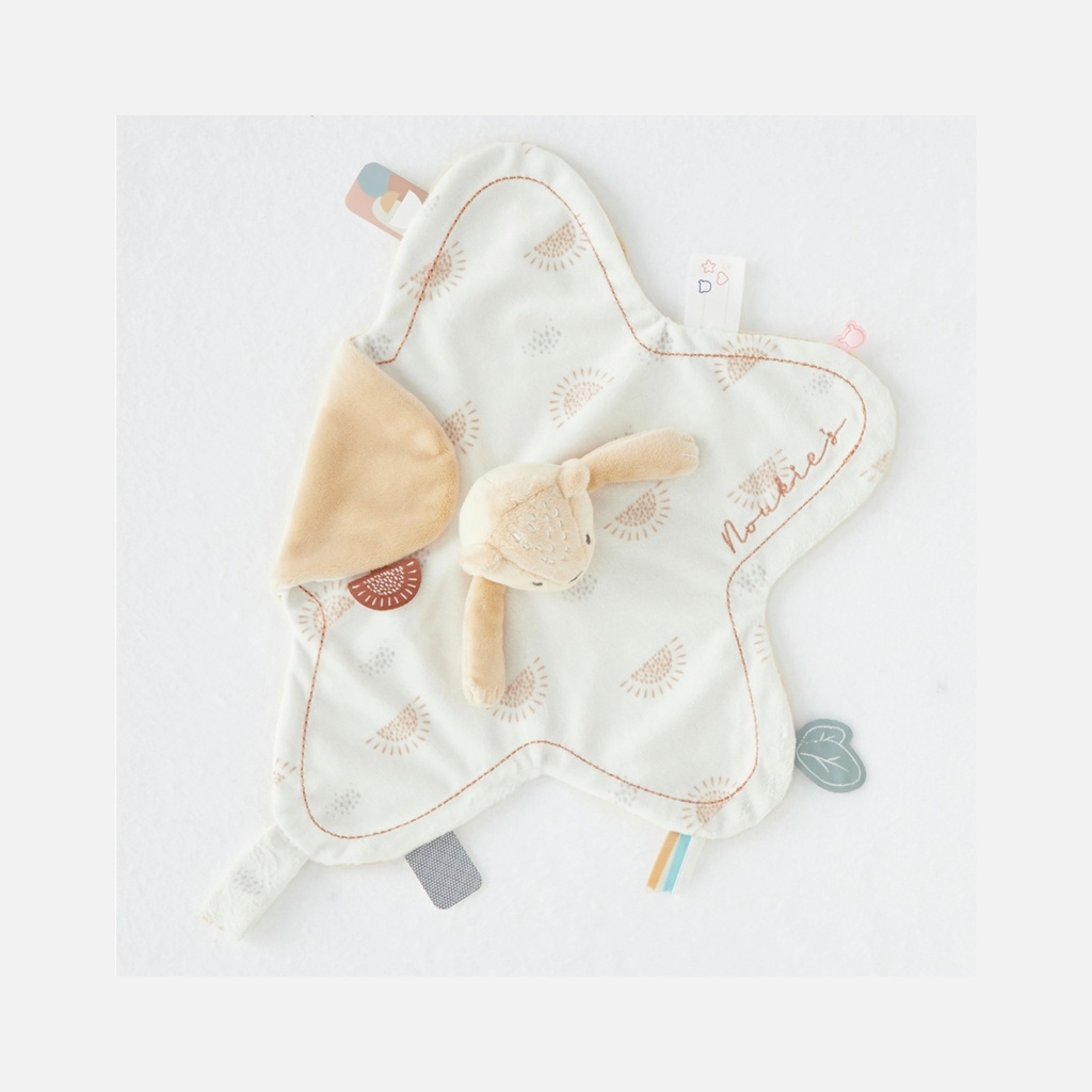 Noukie's - Doudou Kendi en Veloudoux - Beige/écru - 0m+