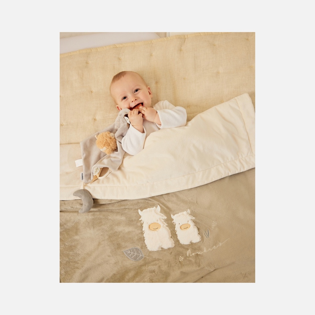 Noukie's - Doudou Fluffy Cow - 0m+