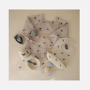 Mushie - Bavoir à manches longues - Bees - 6m+