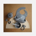 Mushie - Bavoir en Silicone - Dino - 6m+