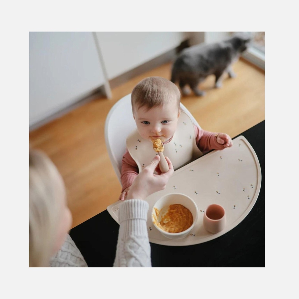 Mushie - Bavoir en Silicone - Dino - 6m+