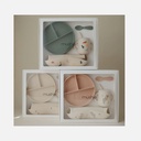 Mushie - Coffret repas en silicone pour tout-petits - Bees - Giftbox - 6m+