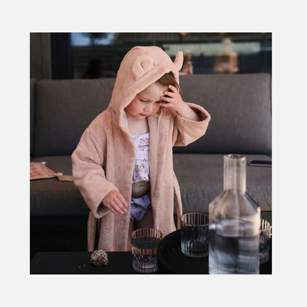 Mushie - Peignoir pour tout-petits - Blush