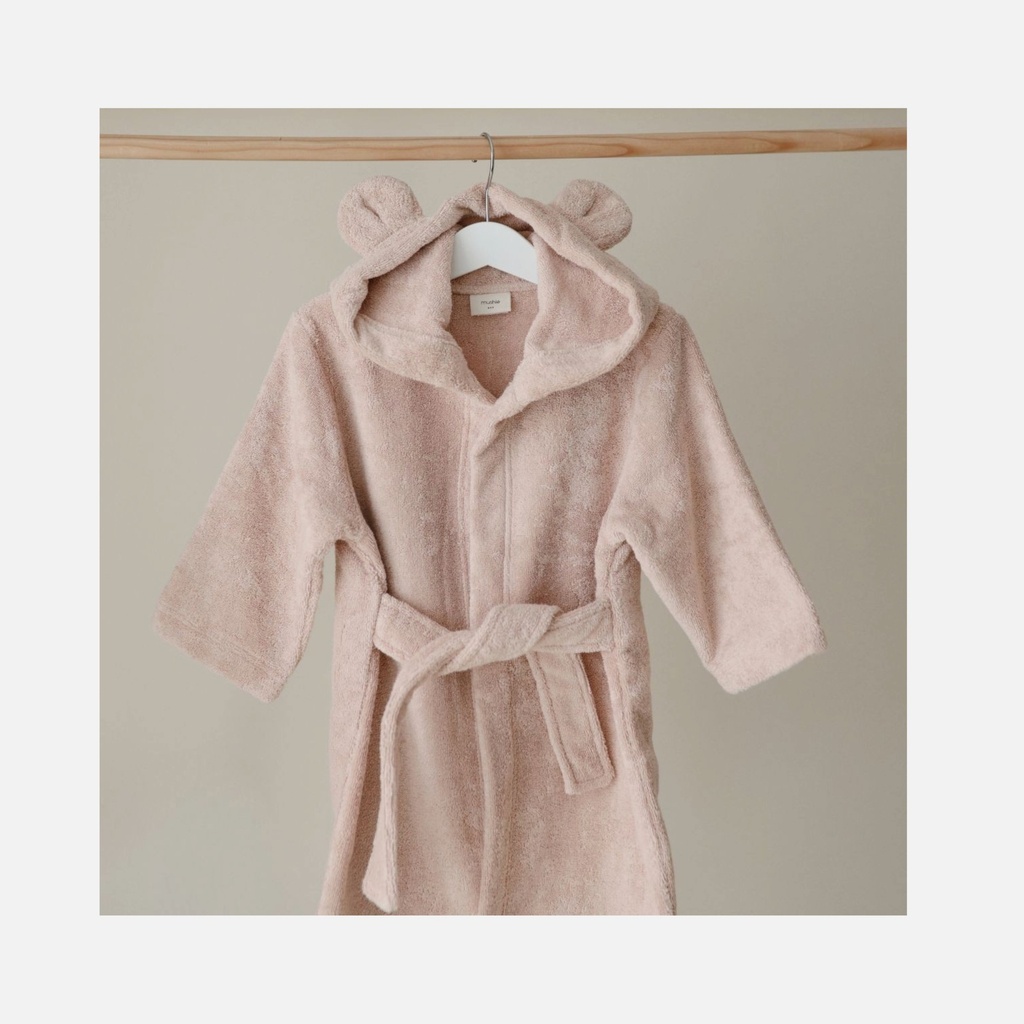 Mushie - Peignoir pour tout-petits - Blush