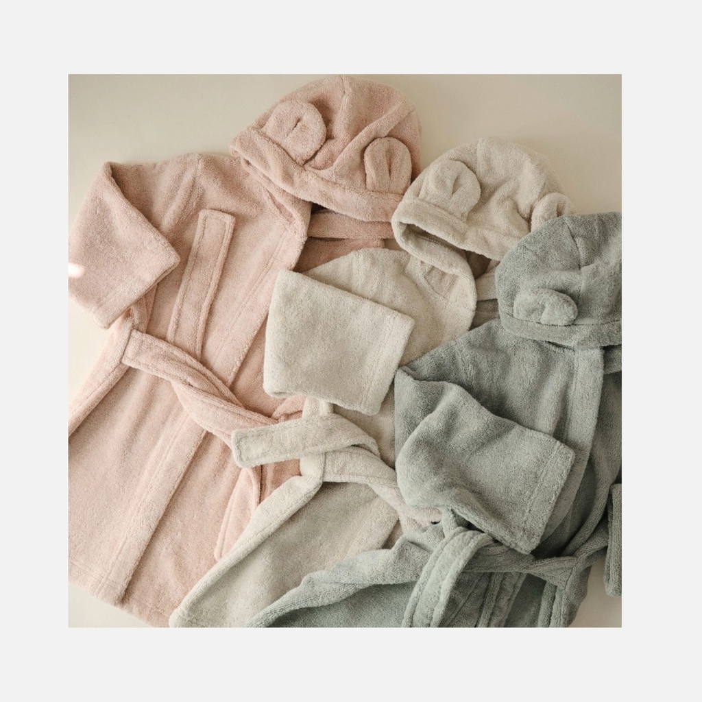 Mushie - Peignoir pour tout-petits - Blush