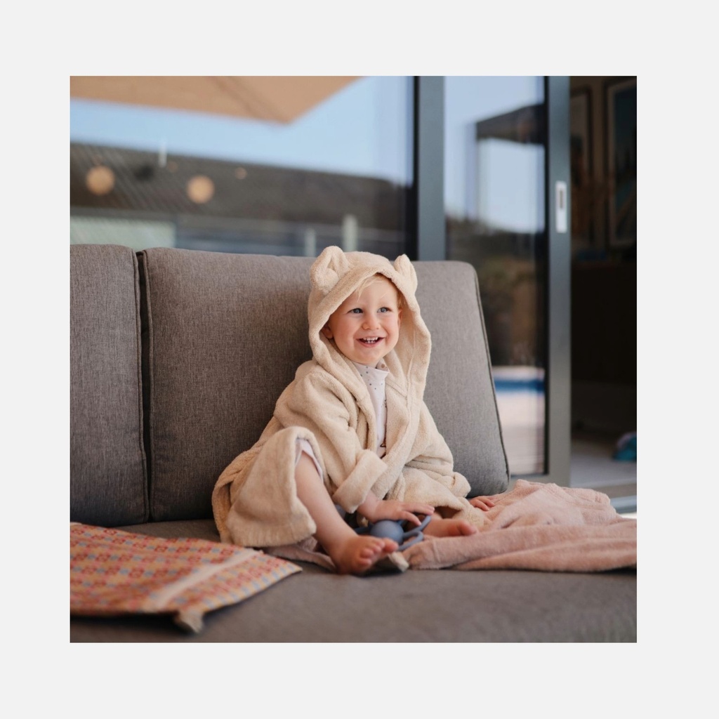 Mushie - Peignoir pour tout-petits - Blush