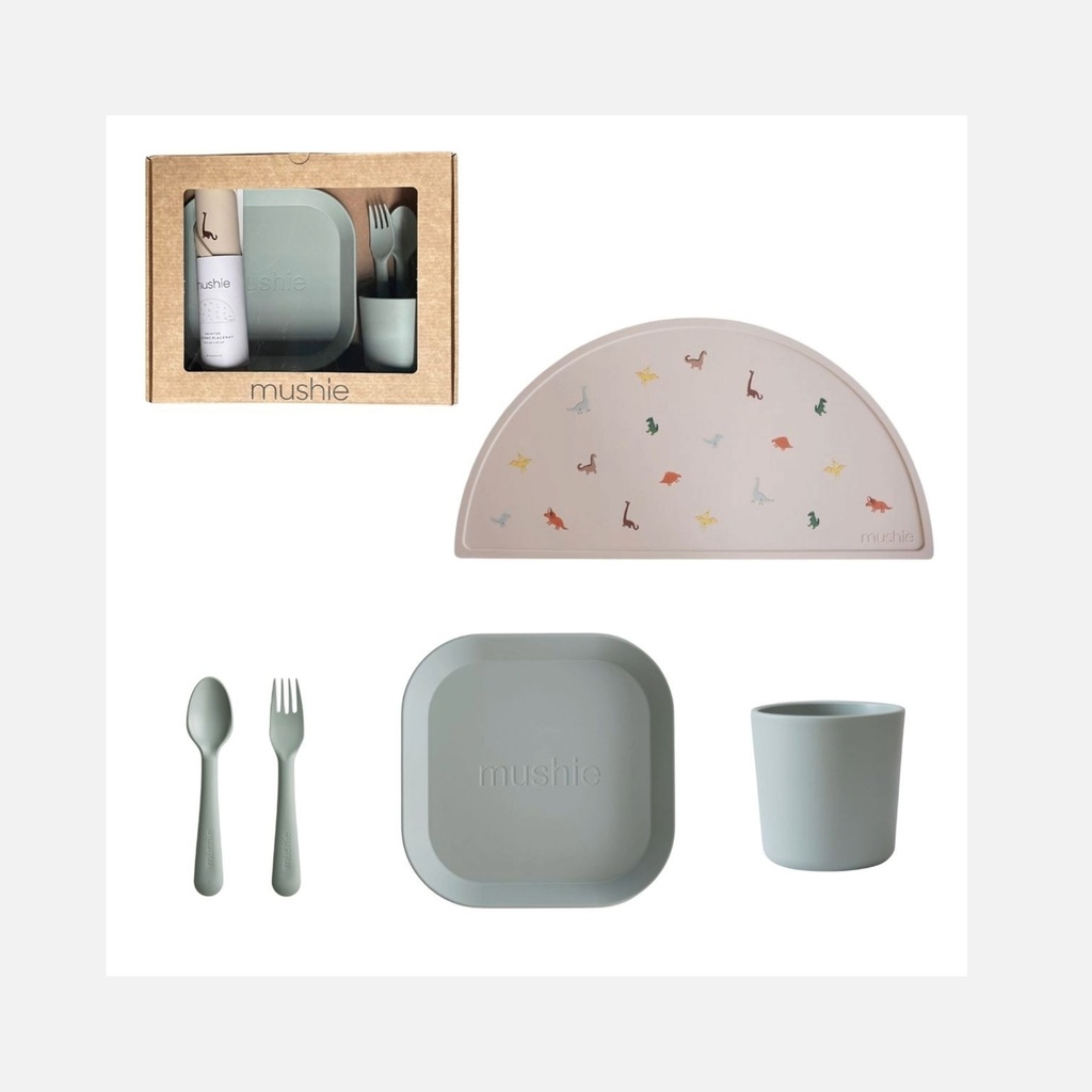 Mushie - Coffret repas pour tout-petits - Cloud - Giftbox - 6m+