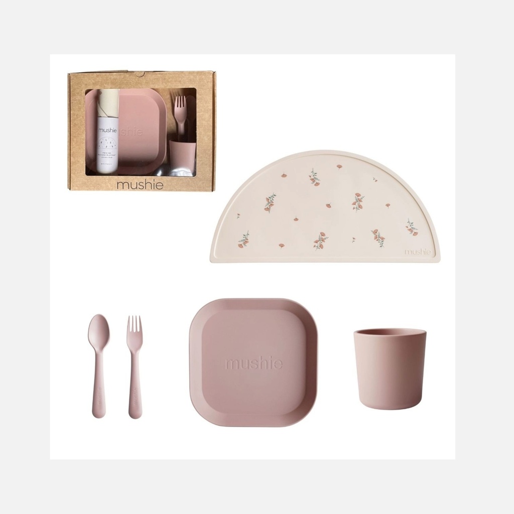 Mushie - Coffret repas pour tout-petits - Cloud - Giftbox - 6m+