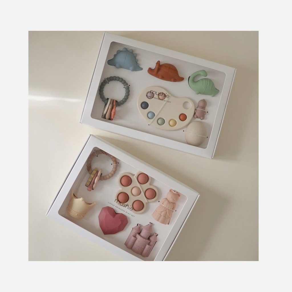 Mushie - Coffret cadeau de jouets pour tout-petits - Giftbox - 6m+