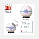 Ravensburger – Puzzle 3D - 54 pcs XXL – Pokémon Ball – 6+