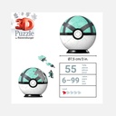 Ravensburger – Puzzle 3D - 54 pcs XXL – Pokémon Ball – 6+