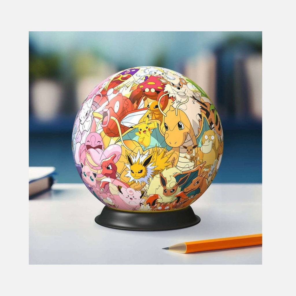 Ravensburger – Puzzle 3D - 73 pcs – Pokémon Ball – 6+