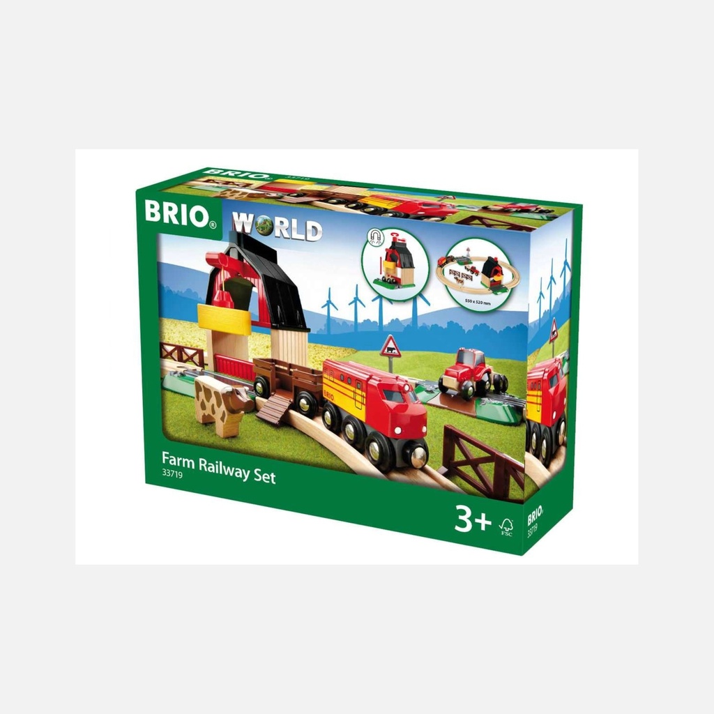 Mushie - Wooden Puzzle Farm - 3+