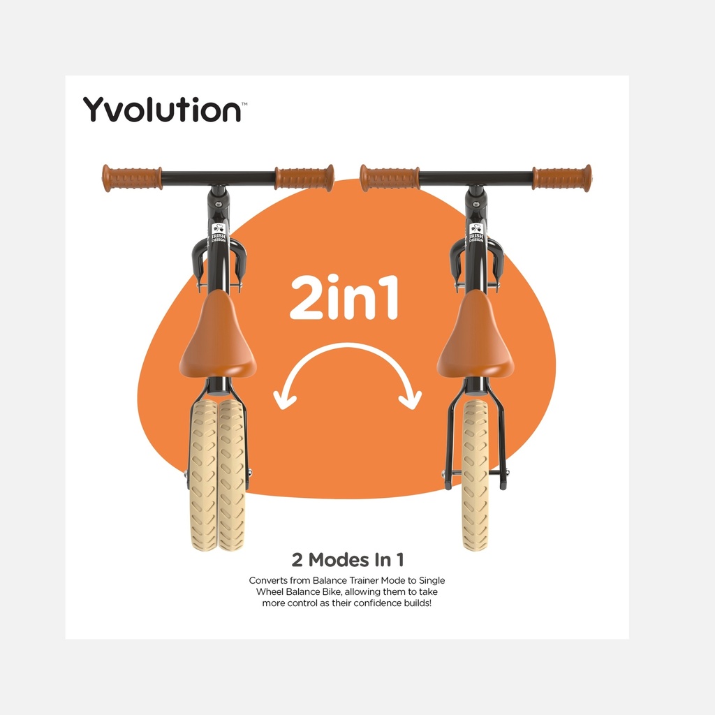 Yvolution - Yvelo jr Air - Noir - 18m+