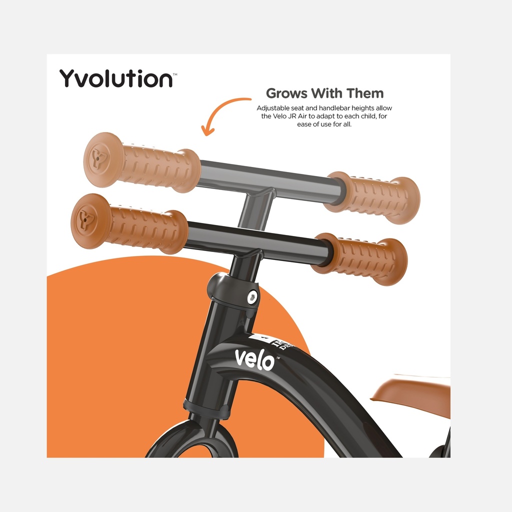 Yvolution - Yvelo jr Air - Noir - 18m+