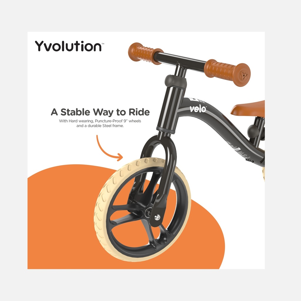 Yvolution - Yvelo jr Air - Noir - 18m+